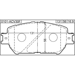 Alternative view of PAD KIT, DISC BRAKE, FRONT