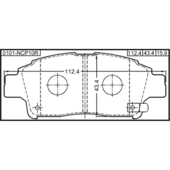 Alternative view of PAD KIT, DISC BRAKE, FRONT