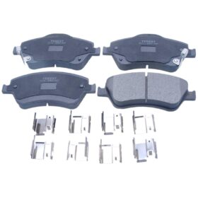 PAD KIT, DISC BRAKE, FRONT - KIT (WITH ANTI SQUEAL SHIM, WITH BRACKETS)