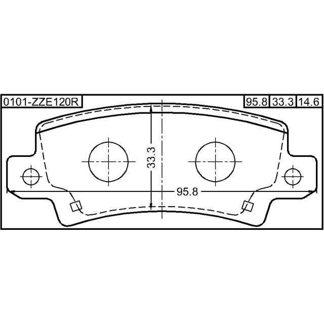 PAD KIT, DISC BRAKE, REAR - Image 2