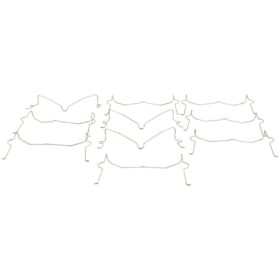 ANTI-RATTLE SPRING, DISC BRAKE PADS PCS 10