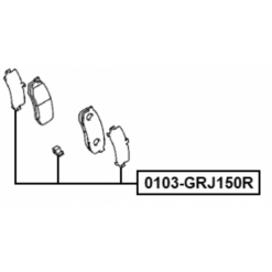 Alternative view of DISC BRAKE CLIP SET
