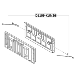 Alternative view of HOLDER, TAIL GATE