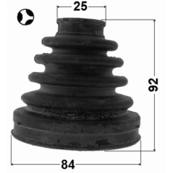 Alternative view of BOOT INNER CV JOINT KIT 84X92X25