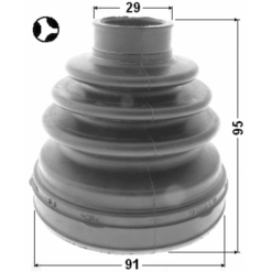 Alternative view of BOOT INNER CV JOINT KIT 91X95X29