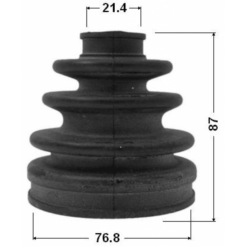 Alternative view of BOOT OUTER CV JOINT KIT 76.8X87X21.4