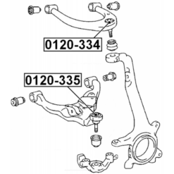 Alternative view of BALL JOINT FRONT LOWER ARM