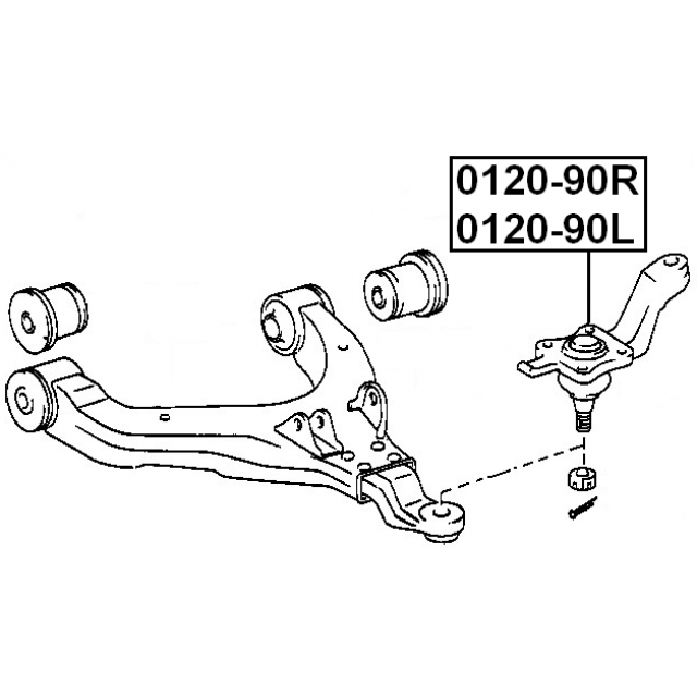 FRONT LOWER BALL JOINT RIGHT - Image 2