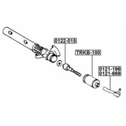 Alternative view of STEERING TIE ROD