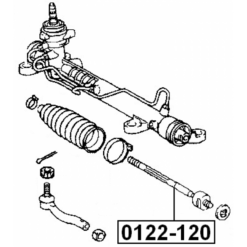 Alternative view of STEERING TIE ROD