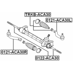 Alternative view of STEERING TIE ROD
