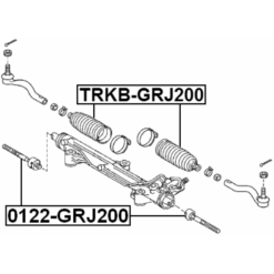 Alternative view of STEERING TIE ROD