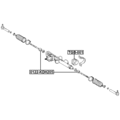 Alternative view of STEERING TIE ROD
