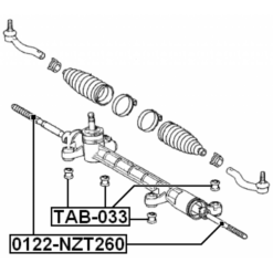 Alternative view of STEERING TIE ROD