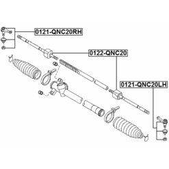 Alternative view of STEERING TIE ROD