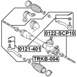 Alternative view of STEERING TIE ROD