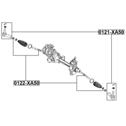 Alternative view of STEERING TIE ROD