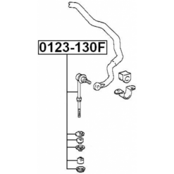 Alternative view of FRONT STABILIZER LINK / SWAY BAR LINK