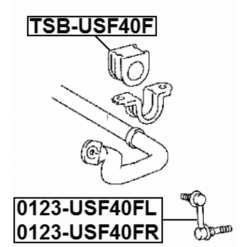 Alternative view of FRONT LEFT STABILIZER LINK / SWAY BAR LINK