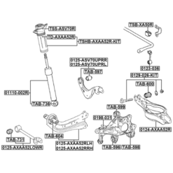 Alternative view of REAR LOWER ARM