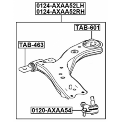 Alternative view of RIGHT LOWER FRONT ARM