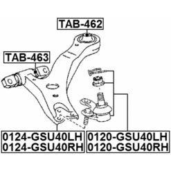 Alternative view of LEFT FRONT ARM