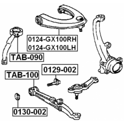 Alternative view of LEFT UPPER FRONT ARM