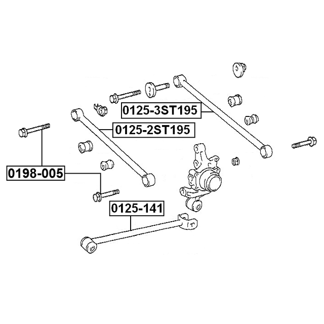 REAR TRAILING ROD - Image 2