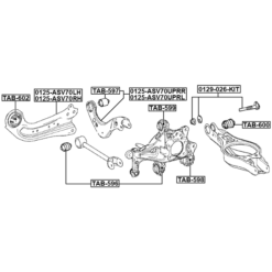 Alternative view of REAR RIGHT TRANSVERSE LINK