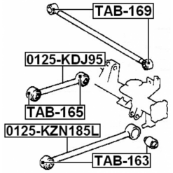Alternative view of REAR UPPER TRAILING ROD