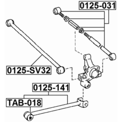 Alternative view of REAR TRANSVERSE LINK