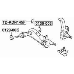 Alternative view of CAMBER ADJUSTING ECCENTRIC BOLT