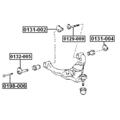 Alternative view of CAMBER ADJUSTING ECCENTRIC BOLT