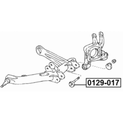 Alternative view of CAMBER ADJUSTING ECCENTRIC BOLT