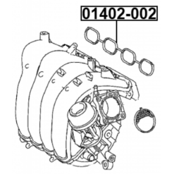 Alternative view of INTAKE MANIFOLD GASKET