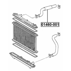 Alternative view of RADIATOR HOSE