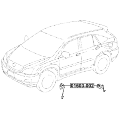 Alternative view of HEIGHT CONTROL SENSOR
