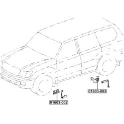 Alternative view of HEIGHT CONTROL SENSOR
