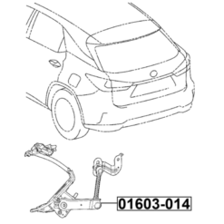 Alternative view of REAR LEVEL SENSOR (WITH BRACKET, WITH LINK, WITH WIRING)