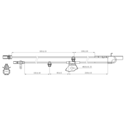 Alternative view of ABS SENSOR FRONT LEFT