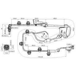 Alternative view of ABS SENSOR FRONT RIGHT