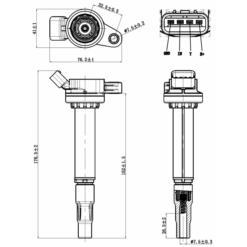 Alternative view of IGNITION COIL