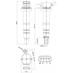 Alternative view of IGNITION COIL