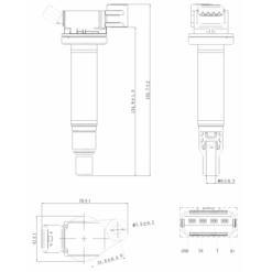 Alternative view of IGNITION COIL
