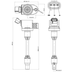 Alternative view of IGNITION COIL