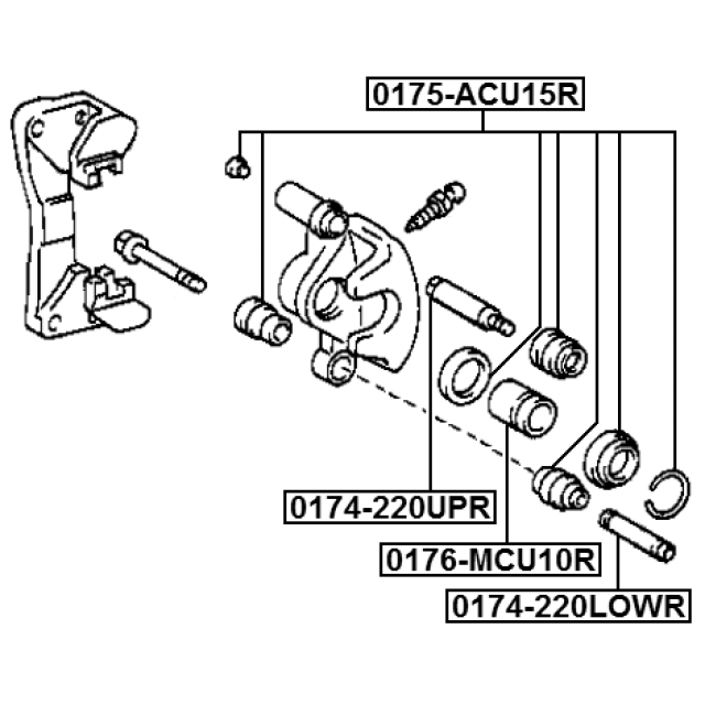 REAR CALIPER SLIDE PIN - Image 2