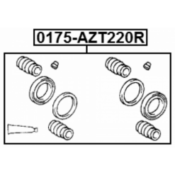 Alternative view of REAR BRAKE CALIPER REPAIR KIT (SET FOR TWO SIDES)