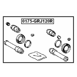Alternative view of REAR BRAKE CALIPER REPAIR KIT (SET FOR TWO SIDES)