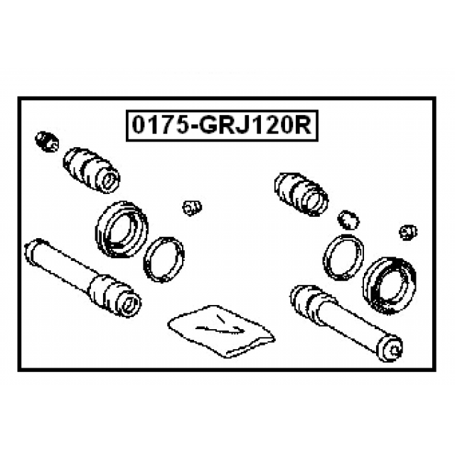 REAR BRAKE CALIPER REPAIR KIT (SET FOR TWO SIDES) - Image 2