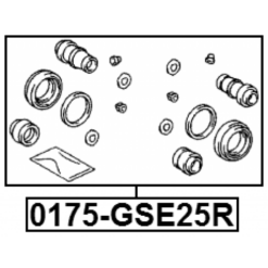 Alternative view of REAR BRAKE CALIPER REPAIR KIT (SET FOR TWO SIDES)